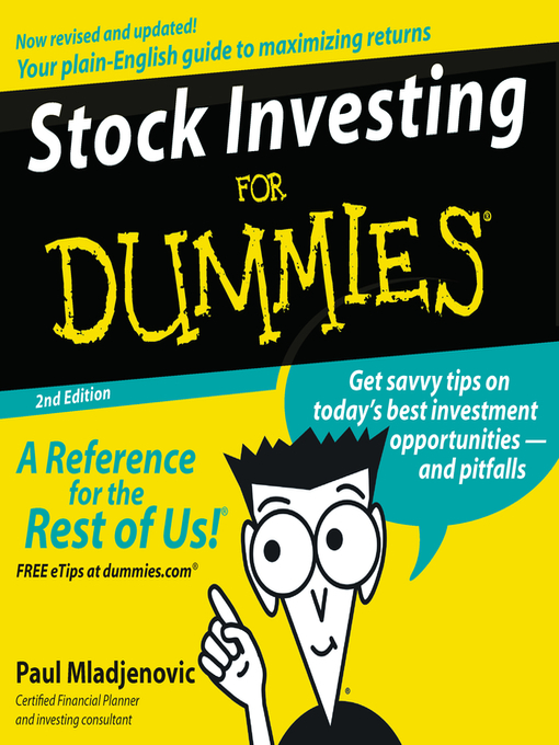 Title details for Stock Investing for Dummies® by Paul Mladjenovic - Available